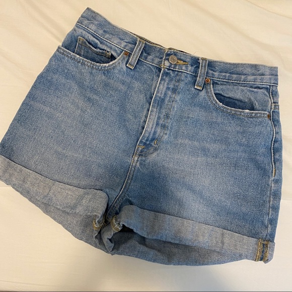 UO BDG High Rise Mom Shorts - Picture 2 of 4